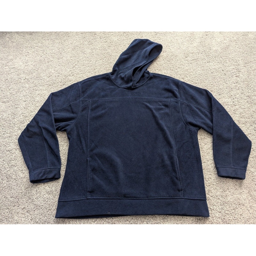 Steve & Barry's Pullover Mens XXL Hoodie Sweatshirt Blue Fleece Athletic